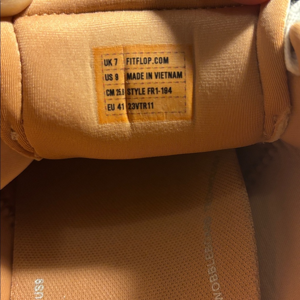 Fitflop White and Tan Casual Shoes - Picture 7 of 8